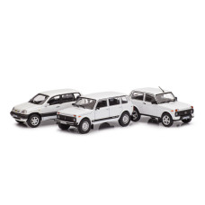 The Lada Niva Evolution: A 1/43 Scale Comparison of ARM004, ARM011, and ARM012