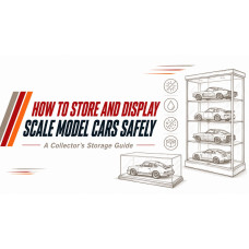 How to Store and Display Scale Model Cars Safely