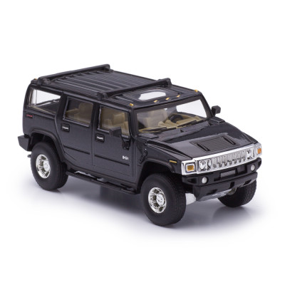 1/43 Big SUV H2 Wagon black metallic / parchment interior / chromed wheels