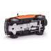 1/43 Big SUV H2 SUT orange metallic / black interior / chrome wheels